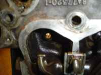  that tiny illuminated line in the valve guide is a oil seal to be removed